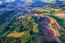 Old quarry on Loosweg in Gedern in the state Hesse, Germany