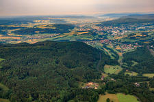 Cement plant at Elmbach in the district Elm in Schlüchtern in the state Hesse, Germany