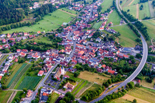 Village view in the district Oberbach in Wildflecken in the state Bavaria, Germany