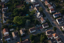 Drone image of District Dannstadt in Dannstadt-Schauernheim in the state Rhineland-Palatinate, Germany