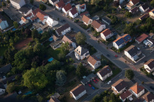 District Dannstadt in Dannstadt-Schauernheim in the state Rhineland-Palatinate, Germany from the drone perspective