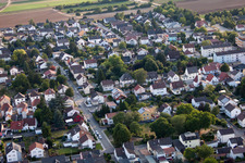 Drone recording of District Dannstadt in Dannstadt-Schauernheim in the state Rhineland-Palatinate, Germany