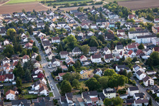 District Dannstadt in Dannstadt-Schauernheim in the state Rhineland-Palatinate, Germany from the drone perspective
