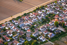 Aerial view of District Roxheim in Bobenheim-Roxheim in the state Rhineland-Palatinate, Germany