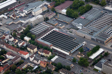 Oblique view of KSB SE in Frankenthal in the state Rhineland-Palatinate, Germany