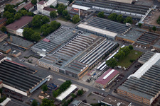 KSB SE in Frankenthal in the state Rhineland-Palatinate, Germany from above