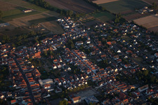 District Iggelheim in Böhl-Iggelheim in the state Rhineland-Palatinate, Germany out of the air