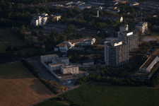 District Oggersheim in Ludwigshafen am Rhein in the state Rhineland-Palatinate, Germany out of the air