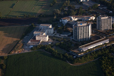 District Oggersheim in Ludwigshafen am Rhein in the state Rhineland-Palatinate, Germany seen from above