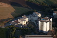 District Oggersheim in Ludwigshafen am Rhein in the state Rhineland-Palatinate, Germany from the drone perspective