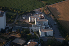 Aerial view of District Oggersheim in Ludwigshafen am Rhein in the state Rhineland-Palatinate, Germany