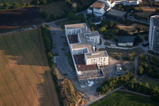 District Oggersheim in Ludwigshafen am Rhein in the state Rhineland-Palatinate, Germany seen from a drone