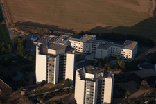 Drone image of BG Clinic in the district Oggersheim in Ludwigshafen am Rhein in the state Rhineland-Palatinate, Germany