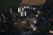 Aerial photograpy of District Oggersheim in Ludwigshafen am Rhein in the state Rhineland-Palatinate, Germany