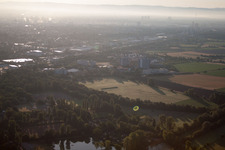 District Oggersheim in Ludwigshafen am Rhein in the state Rhineland-Palatinate, Germany out of the air