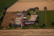 Aerial photograpy of District Böhl in Böhl-Iggelheim in the state Rhineland-Palatinate, Germany