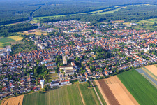 Asklepios Southern Palatinate Clinics in Kandel in the state Rhineland-Palatinate, Germany out of the air