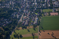 District Palmbach in Karlsruhe in the state Baden-Wuerttemberg, Germany from the plane