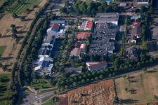 Drone image of District Palmbach in Karlsruhe in the state Baden-Wuerttemberg, Germany