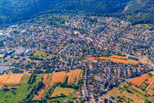 View from the north in Birkenfeld in the state Baden-Wuerttemberg, Germany