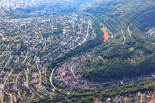 Nagold loop in the district Dillweißenstein in Pforzheim in the state Baden-Wuerttemberg, Germany