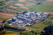 Industrial estate and company settlement in Tiefenbronn in the state Baden-Wurttemberg, Germany