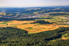 City view from the north in Weil der Stadt in the state Baden-Wuerttemberg, Germany