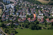 Leonberg in the state Baden-Wuerttemberg, Germany seen from above