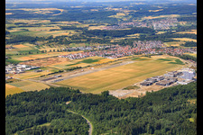 Gliding site Malmsheim of the SFC Leonberg Renningen in the district Malmsheim in Renningen in the state Baden-Wuerttemberg, Germany