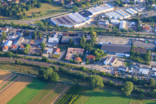 Aerial view of Kitchen world StrohmeierGilb Bellheim - We love kitchens in Bellheim in the state Rhineland-Palatinate, Germany