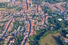 Main Street in Bellheim in the state Rhineland-Palatinate, Germany