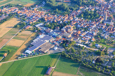 Drone image of BELLHEIMER BREWERY - PARK & Bellheimer Breweries GmbH & Co. KG in Bellheim in the state Rhineland-Palatinate, Germany