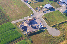 In the Gereut in Hatzenbühl in the state Rhineland-Palatinate, Germany from above