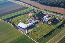 Southern Palatinate Football Golf Park at Adamshof Kandel in Kandel in the state Rhineland-Palatinate, Germany out of the air