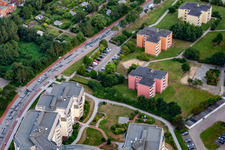 Kurparkallee in the district Döse in Cuxhaven in the state Lower Saxony, Germany