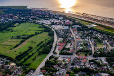 From the east in the district Döse in Cuxhaven in the state Lower Saxony, Germany