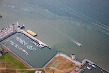 Marina in Cuxhaven in the state Lower Saxony, Germany