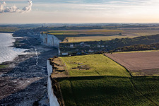 Cliffs in Ault in the state Somme, France