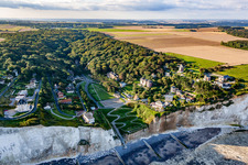 Cise Cliff in Ault in the state Somme, France