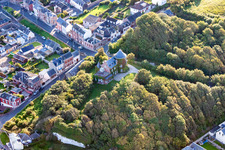 Drone recording of Ault in the state Somme, France