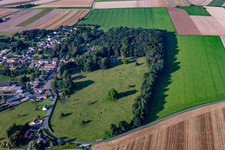 Aerial photograpy of Friville-Escarbotin in the state Somme, France