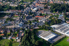 Friville-Escarbotin in the state Somme, France from above