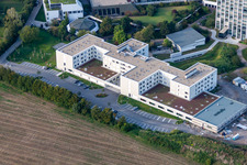 BG Accident Clinic in the district Oggersheim in Ludwigshafen am Rhein in the state Rhineland-Palatinate, Germany viewn from the air