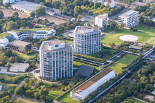 BG Accident Clinic in the district Oggersheim in Ludwigshafen am Rhein in the state Rhineland-Palatinate, Germany from a drone