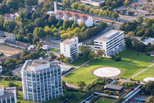 Aerial view of BG Accident Clinic in the district Oggersheim in Ludwigshafen am Rhein in the state Rhineland-Palatinate, Germany