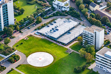 Drone recording of BG Accident Clinic in the district Oggersheim in Ludwigshafen am Rhein in the state Rhineland-Palatinate, Germany