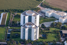 Drone image of BG Accident Clinic in the district Oggersheim in Ludwigshafen am Rhein in the state Rhineland-Palatinate, Germany