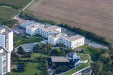 BG Accident Clinic in the district Oggersheim in Ludwigshafen am Rhein in the state Rhineland-Palatinate, Germany from the drone perspective