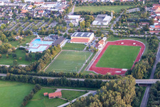 Queichtal Stadium in Offenbach an der Queich in the state Rhineland-Palatinate, Germany