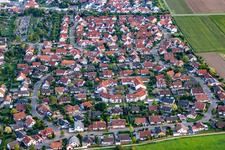 Offenbach an der Queich in the state Rhineland-Palatinate, Germany out of the air